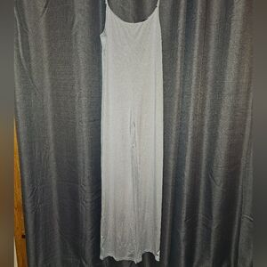 Gray Sleeveless Bodysuit